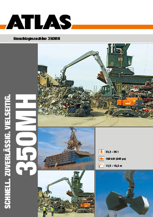 Kolová rypadla Atlas 350 MH