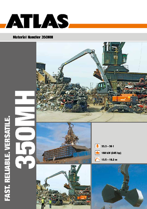 Kolová rypadla Atlas 350 MH