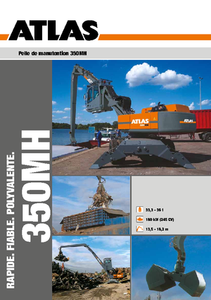 Kolová rypadla Atlas 350 MH