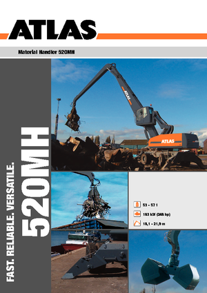 Kolová rypadla Atlas 520 MH
