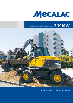 Kolová rypadla Mecalac 714 MW e