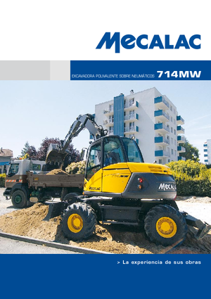 Kolová rypadla Mecalac 714 MW e