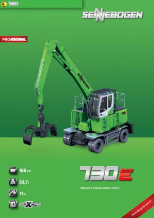 Manipulátory s materiálem Sennebogen 730M E  