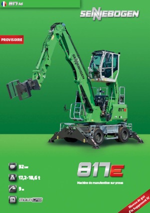 Manipulátory s materiálem Sennebogen 817M E