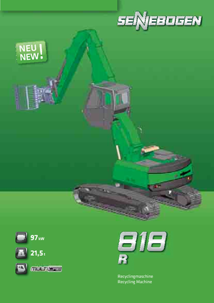 Kolová rypadla Sennebogen 818 R