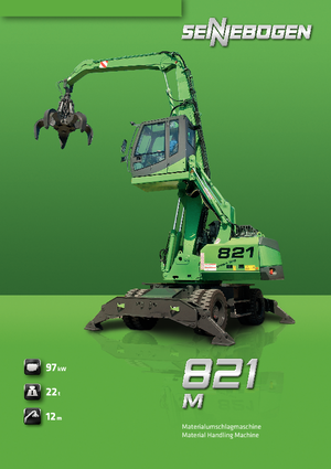 Kolová rypadla Sennebogen 821 M