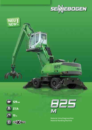 Kolová rypadla Sennebogen 825 M