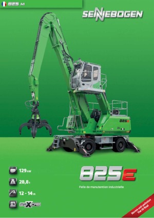 Manipulátory s materiálem Sennebogen 825M E 