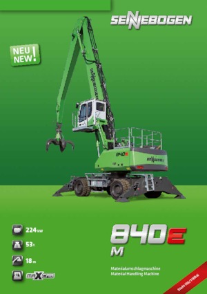 Kolová rypadla Sennebogen 840 M