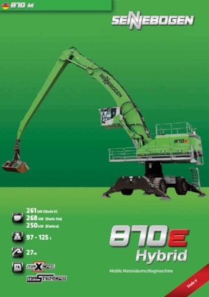 Kolová rypadla Sennebogen 870 M