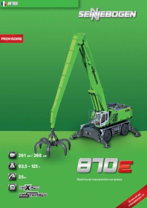 Kolová rypadla Sennebogen 870 M