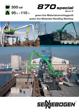 Kolová rypadla Sennebogen 870 M-special