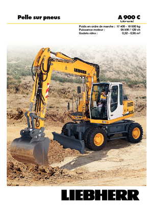 Kolová rypadla Liebherr A 900 C Litronic