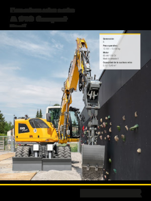 Kolová rypadla Liebherr A 910 Compact Litronic