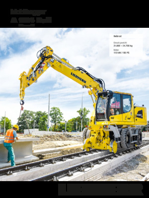Kolová rypadla Liebherr A 924 Rail Litronic