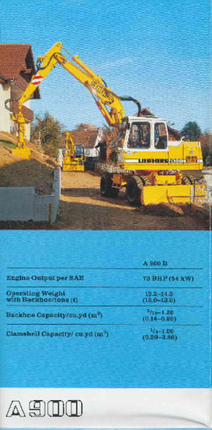 Kolová rypadla Liebherr A 942