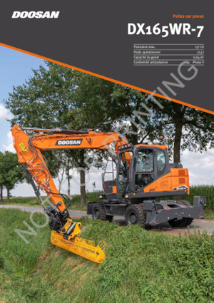 Kolová rypadla Doosan DX165WR-7