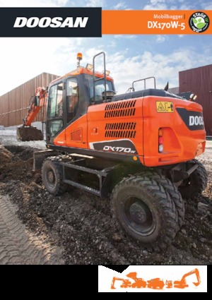 Kolová rypadla Doosan DX170W-5