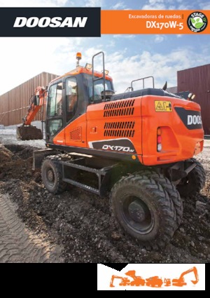 Kolová rypadla Doosan DX170W-5
