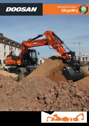 Kolová rypadla Doosan DX190W-5