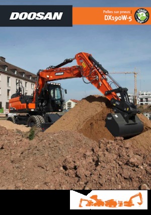 Kolová rypadla Doosan DX190W-5