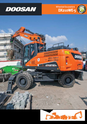 Kolová rypadla Doosan DX210WE-5