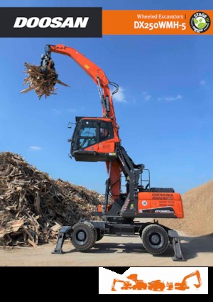 Manipulátory s materiálem Doosan DX250WMH-5