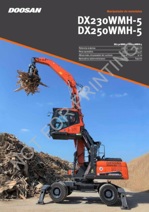 Manipulátory s materiálem Doosan DX250WMH-5