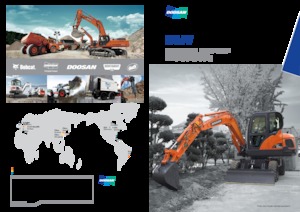 Kolová rypadla Doosan DX55W