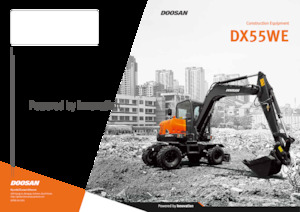 Kolová rypadla Doosan DX55WE