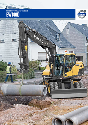 Kolová rypadla Volvo EW140D