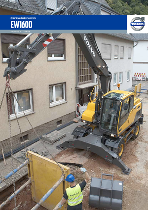 Kolová rypadla Volvo EW160D