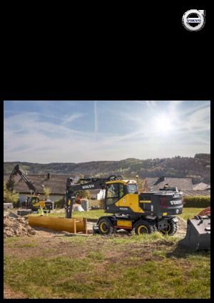 Kolová rypadla Volvo EW180E