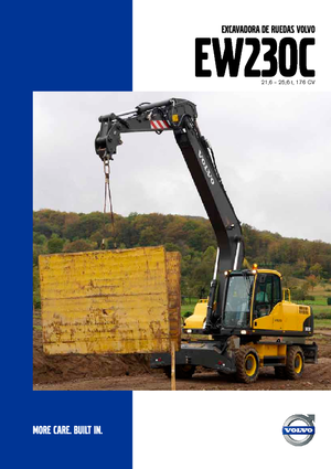 Kolová rypadla Volvo EW230C