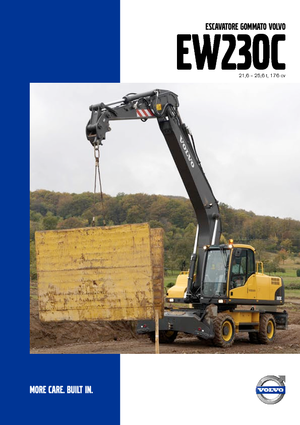 Kolová rypadla Volvo EW230C