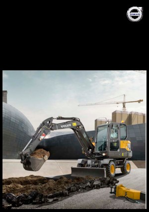 Kolová rypadla Volvo EW60E 