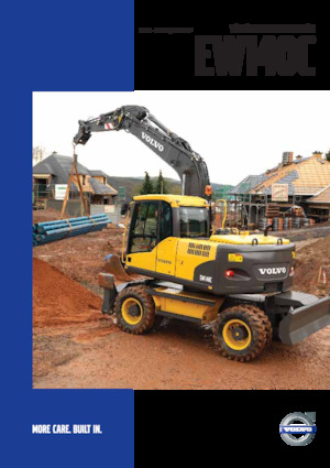 Kolová rypadla Volvo EW140C