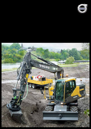 Kolová rypadla Volvo EW160E