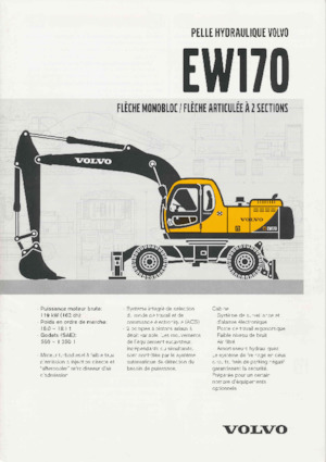 Kolová rypadla Volvo EW170