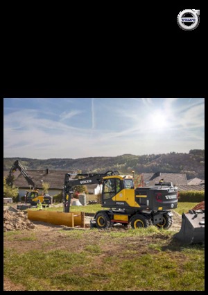 Kolová rypadla Volvo EW220E