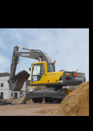 Kolová rypadla Volvo EW200B