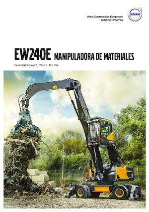 Kolová rypadla Volvo EW240E MH