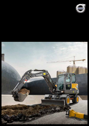 Kolová rypadla Volvo EW60E