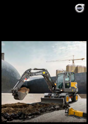 Kolová rypadla Volvo EW60E