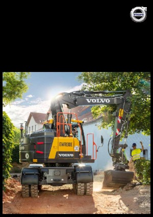 Kolová rypadla Volvo EWR130E