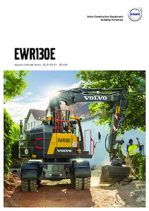 Kolová rypadla Volvo EWR130E
