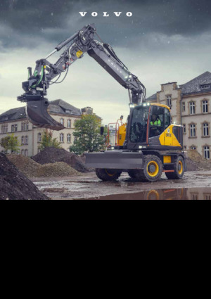 Kolová rypadla Volvo EWR170