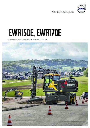 Kolová rypadla Volvo EWR170E