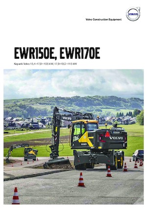 Kolová rypadla Volvo EWR170E