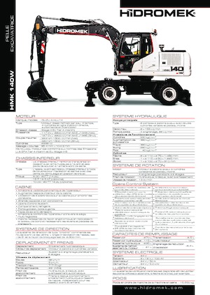 Kolová rypadla Hidromek HMK 140 W